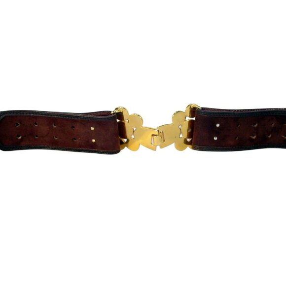 VALENTINO GARAVANI Vintage Suede Double-Wrap Belt 80cm M (31-33 in) - Picture 5 of 8